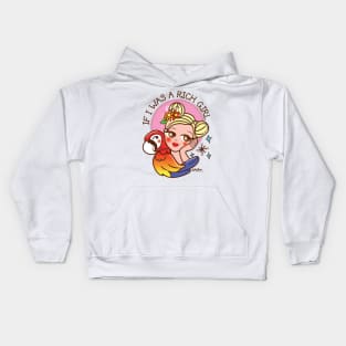 Rich girl Kids Hoodie